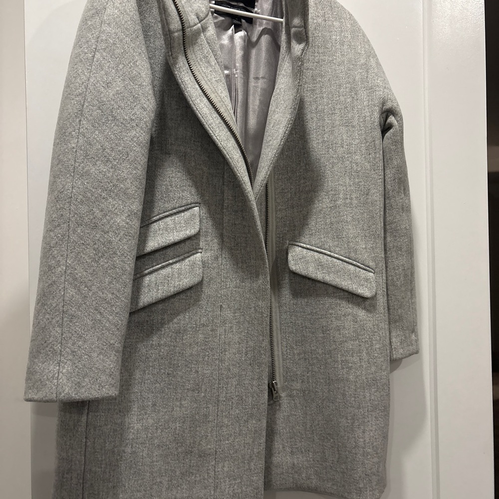 J. Crew Gray Women's Stadium Cloth Coat